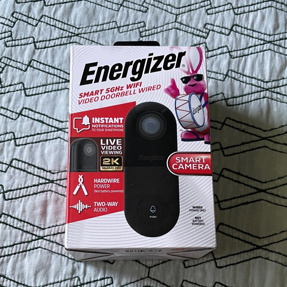 Energizer Smart Video Doorbell Camera